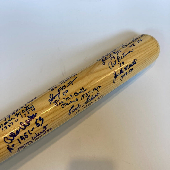 Philadelphia Athletics Legends Multi Signed Cooperstown Bat 20 Sigs JSA COA