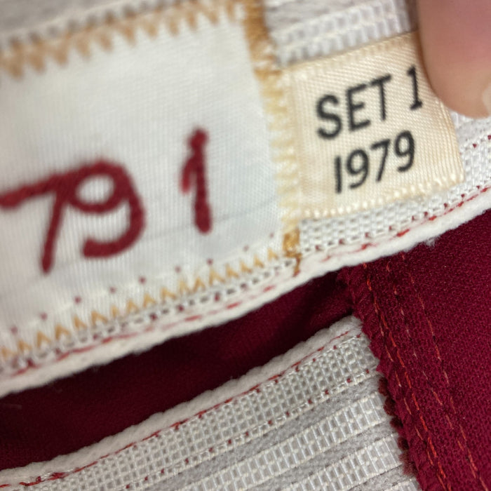 Tim McCarver 1979 Saturday Night Special Phillies Game Used Jersey MEARS A10