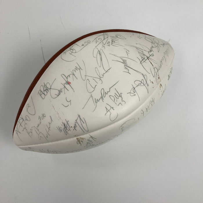 1994 San Francisco 49ers Super Bowl Champs Team Signed Football JSA COA