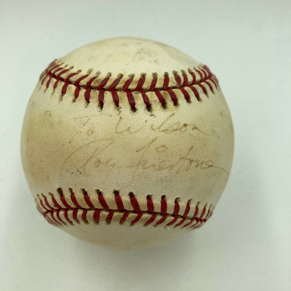 Roy Firestone Signed Autographed MLB Baseball Celebrity JSA COA