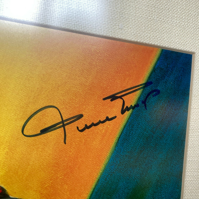 Beautiful 500 Home Run Club Signed Large Photo Mickey Mantle Ted Williams PSA