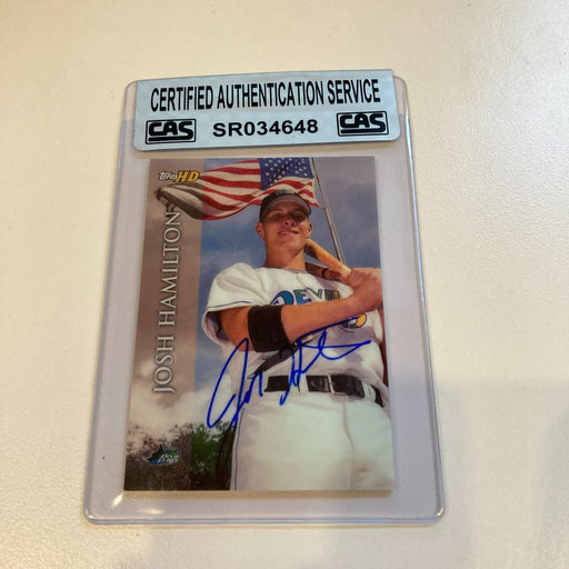 1999 Topps HD Josh Hamilton Signed RC CAS Certified Auto