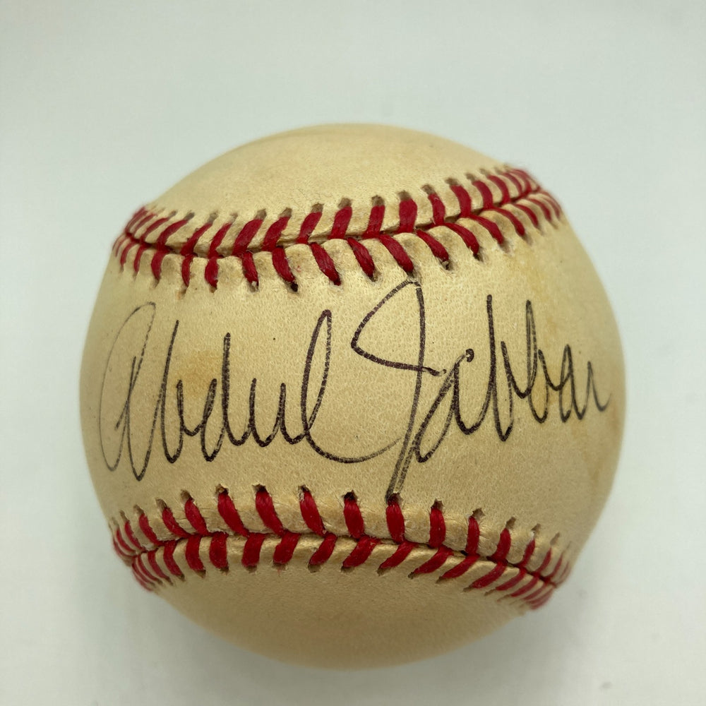 Kareem Abdul Jabbar Signed 1980's American League Baseball JSA COA