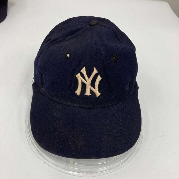 Vintage 1950's New York Yankees Game Used Baseball Cap Hat