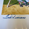 Beautiful 500 Home Run Club Signed Large Litho Mickey Mantle Ted Williams JSA