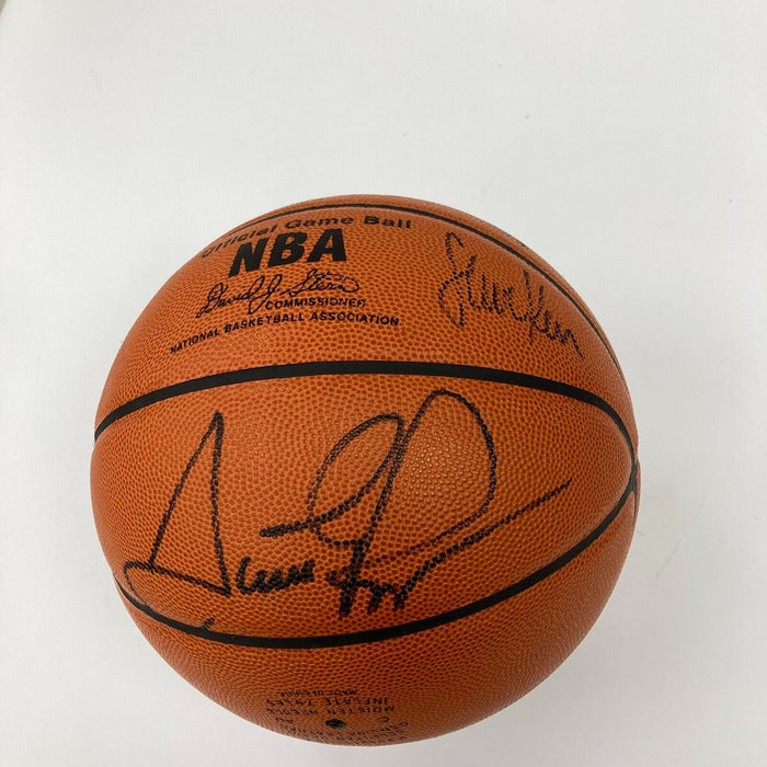 Michael Jordan Scottie Pippen & Dennis Rodman Official Game Basketball JSA COA