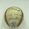 1984 Team USA Olympics Gold Team Signed Baseball Mark Mcgwire Barry Larkin JSA