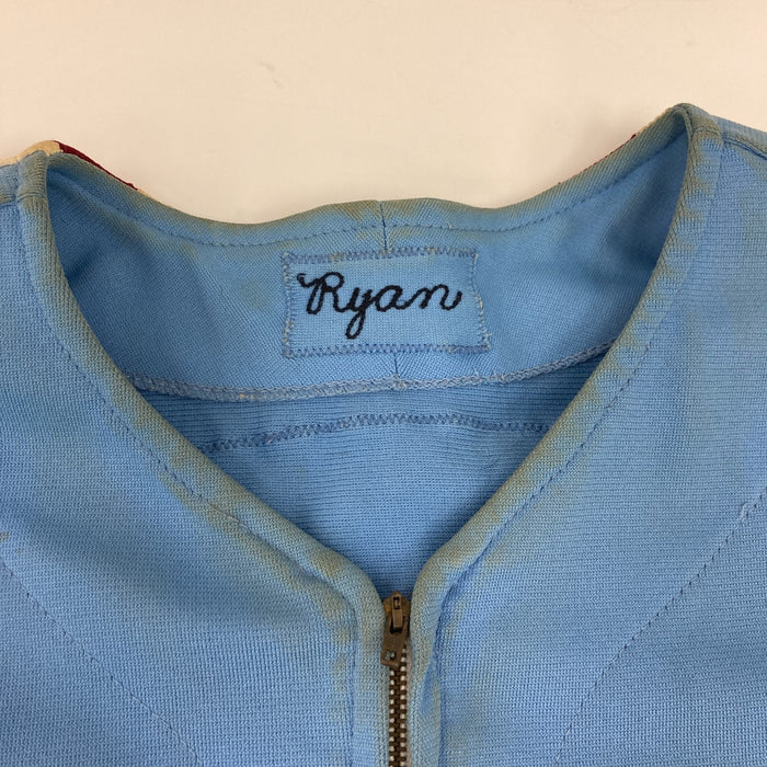 Del Unser Mike Ryan 1984-1985 Game Used Philadelphia Phillies Jersey MEARS A10