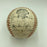 Nice 1943 Boston Red Sox Team Signed Baseball Ted Williams Al Simmons JSA COA