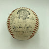 Nice 1943 Boston Red Sox Team Signed Baseball Ted Williams Al Simmons JSA COA