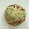 Billy Martin Single Signed Vintage Game Used American League Baseball JSA COA