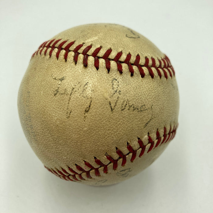 Bill McGowan "Single" Signed American League Baseball JSA COA RARE