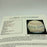Rare Mickey Mantle Signed Art Mini American League Baseball JSA COA