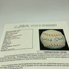Rare Mickey Mantle Signed Art Mini American League Baseball JSA COA