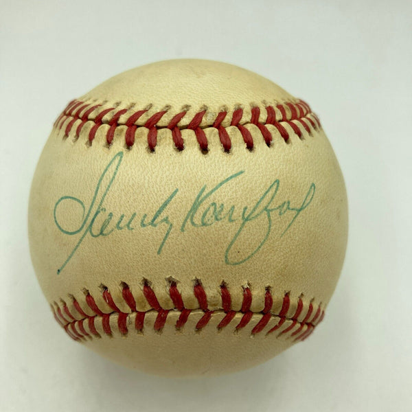 Sandy Koufax Signed Official National League Baseball JSA COA