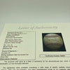 1936 Joe Dimaggio Rookie Single Signed American League Harridge Baseball