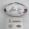 Walter Payton Signed 1986 Super Bowl Presentational Football Beckett COA