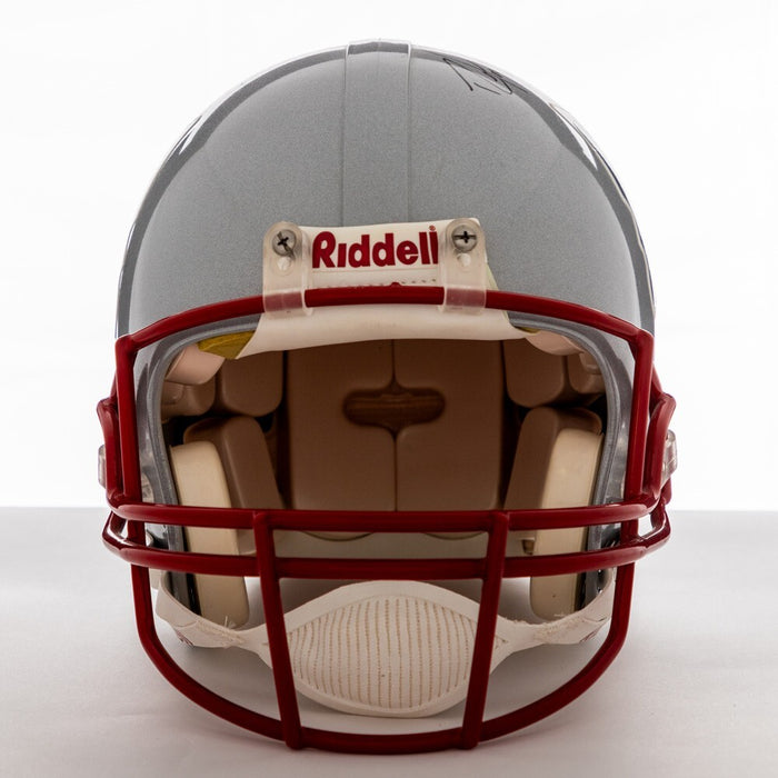 Randy Moss Signed New England Patriots Full-Size Riddell Authentic Helmet JSA