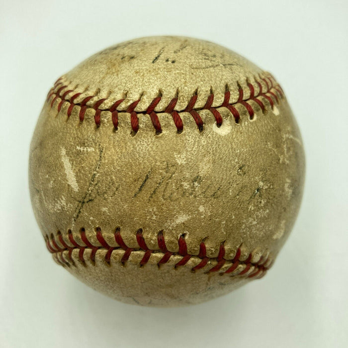 1934 St. Louis Cardinals World Series Champs Team Signed Baseball With JSA COA