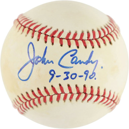 RARE John Candy Single Signed American League Baseball Movie Star PSA DNA COA
