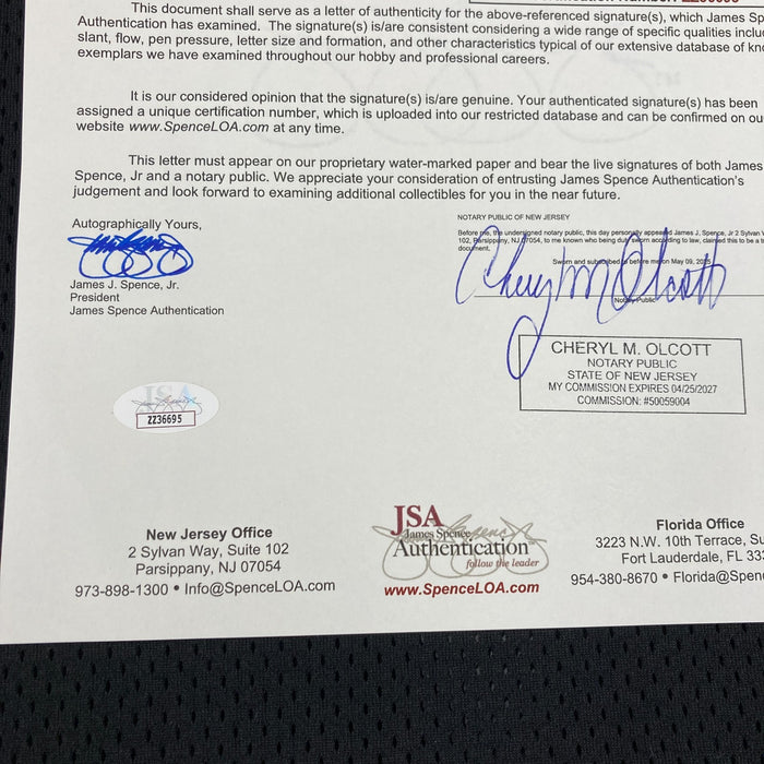 Michael Jordan Signed Chicago Bulls Nike Pro Cut Jersey JSA COA & UDA Upper Deck