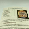 Kirby Puckett Dave Winfield Bill Mazeroski '01 HOF Induction Signed Baseball JSA