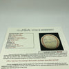 Earl Averill Burleigh Grimes Waite Hoyt Hall Of Fame Multi Signed Baseball JSA