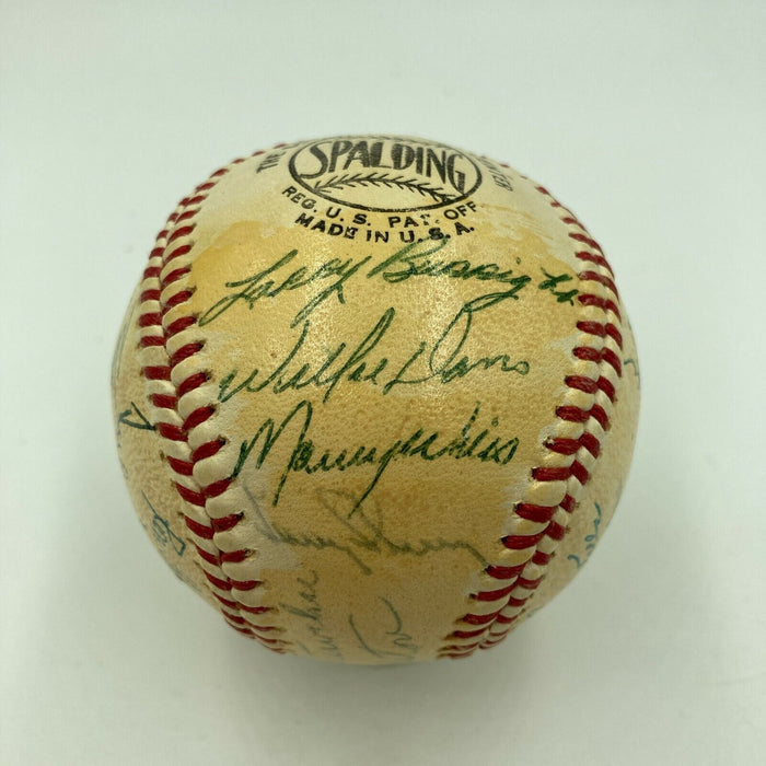 1963 Los Angeles Dodgers World Series Champs Team Signed Baseball JSA COA