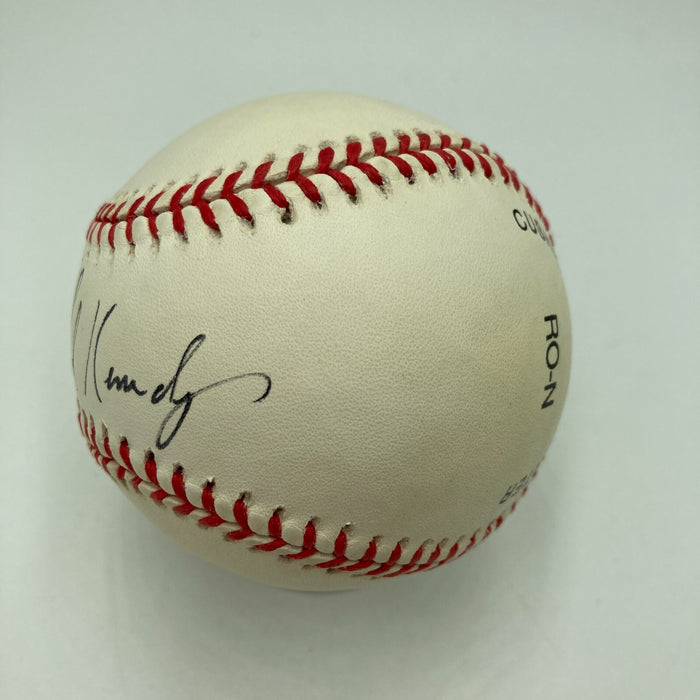 Senator Ted Kennedy Single Signed Baseball Brother Of JFK John F Kennedy JSA COA
