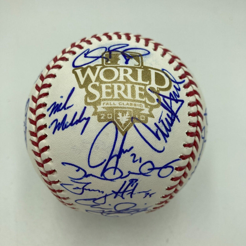 2010 Texas Rangers AL Champs Team Signed World Series Baseball MLB Authentic