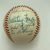 1953 New York Yankees World Series Champs Team Signed Baseball Mickey Mantle JSA