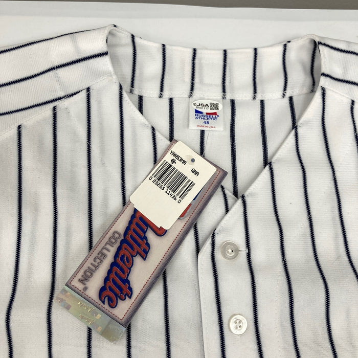Derek Jeter Signed Heavily Inscribed 2000 World Series NY Yankees Jersey JSA COA