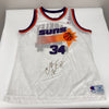 Charles Barkley Signed 1990's Authentic Phoenix Suns Champion Jersey JSA COA