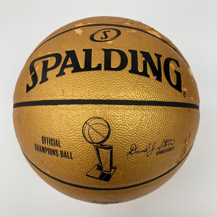 2010-11 Dallas Mavericks NBA Champs Team Signed Basketball JSA COA