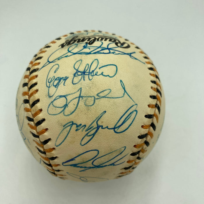 1994 All Star Game National League Team Signed Baseball Barry Bonds PSA DNA COA