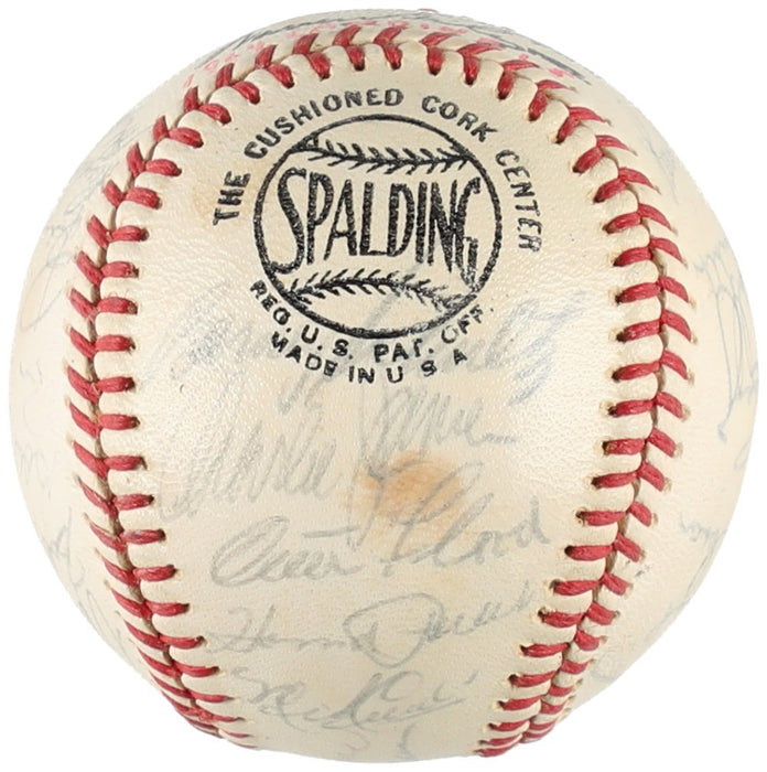 1964 St. Louis Cardinals World Series Champs Team Signed Baseball JSA COA