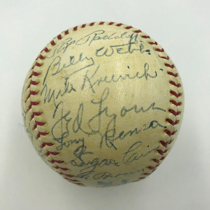 Beautiful 1937 Chicago White Sox Team Signed American League Baseball JSA COA