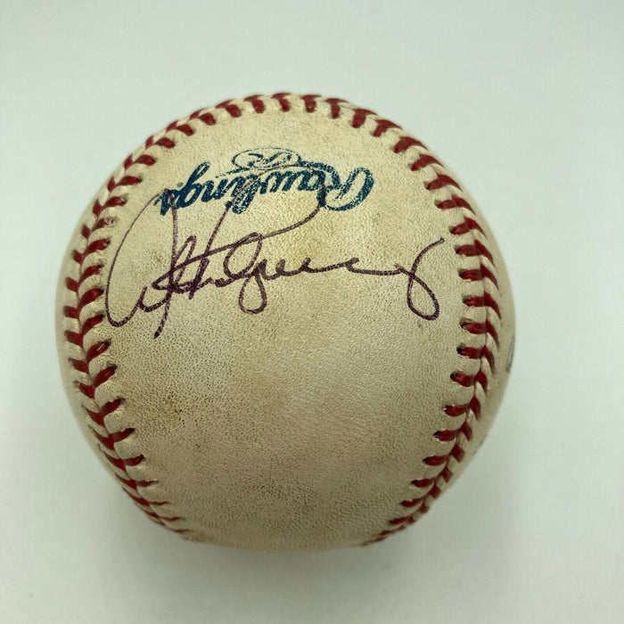Alex Rodriguez Signed Actual Home Run Game Used Baseball MEARS COA & JSA