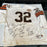 1964 Cleveland Browns Super Bowl Champs Team Signed Jersey Jim Brown JSA COA
