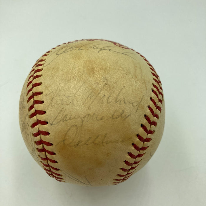 1980 Philadelphia Phillies World Series Champs Team Signed Baseball With JSA COA