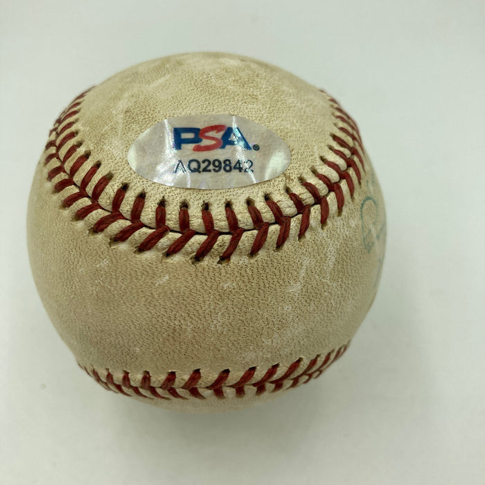 1977 World Series Signed Game Used Baseball New York Yankees VS Dodgers