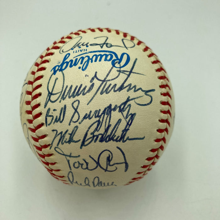 1983 Baltimore Orioles World Series Champs Team Signed Baseball PSA DNA COA