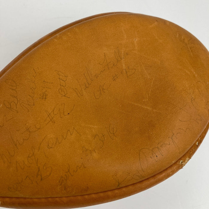 Bo Jackson & Reggie White Pre Rookie 1983 All American Team Signed Football JSA