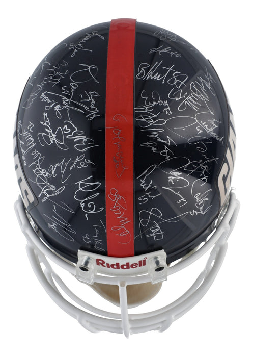 1986 New York Giants Super Bowl Champs Team Signed Full Size Helmet JSA COA