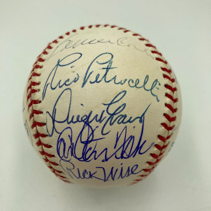 1975 Boston Red Sox AL Champs Team Signed Major League Baseball JSA COA