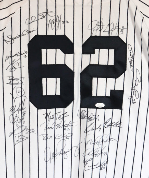 2013 Yankees Team Signed Jersey Derek Jeter Ichiro Suzuki Mariano Rivera JSA COA
