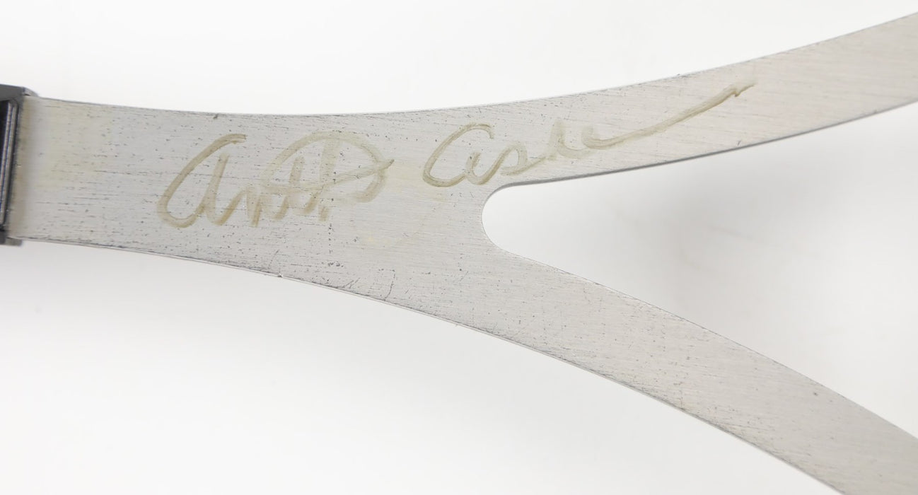 Arthur Ashe Twice-Signed Personal Game Used Tennis Racket PSA DNA COA RARE