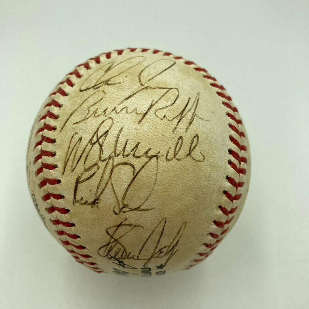 Mike Schmidt 1980's Philadelphia Phillies Team Signed National League Baseball