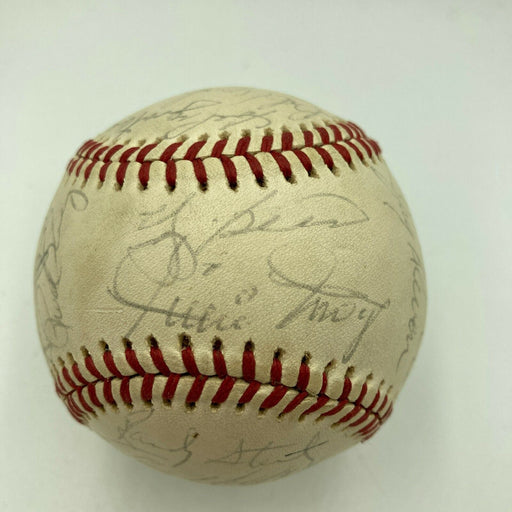 Willie Mays Tom Seaver 1975 New York Mets Team Signed National League Baseball