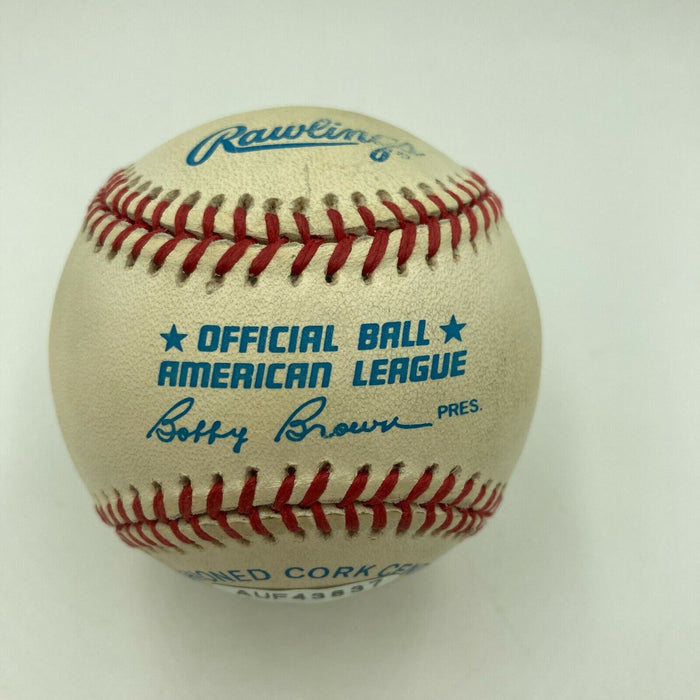 Ted Williams Signed Autographed Official American League Baseball UDA Upper Deck